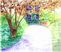 chemin de verdure